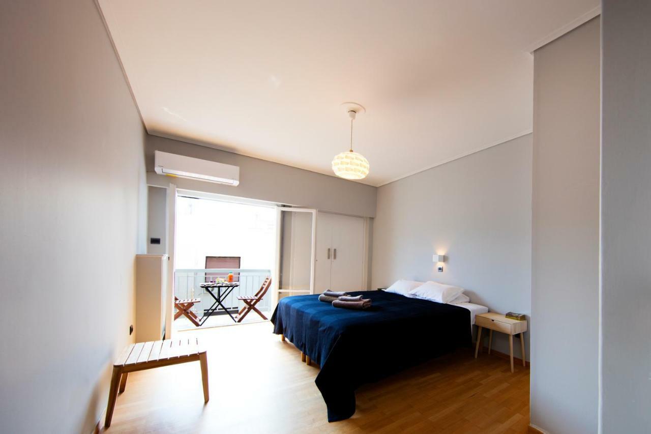 Super Modern Minimal Flat Nr Metro & Arch. Museum Apartman Athén Kültér fotó